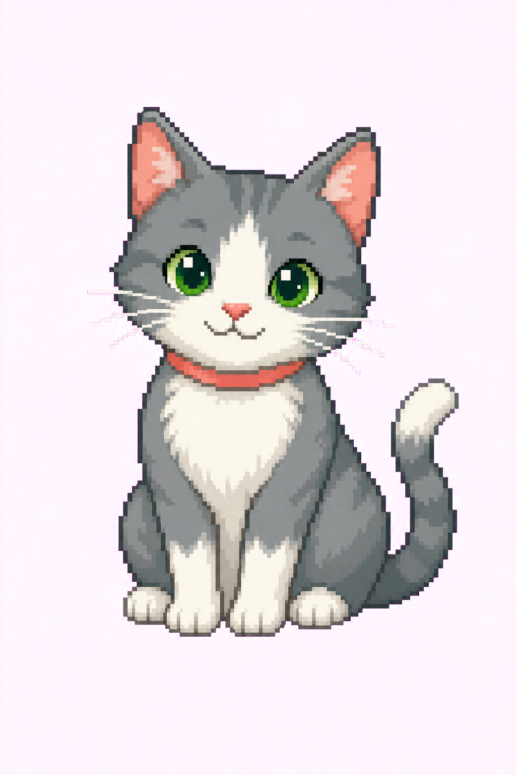 Pixel art cat companion